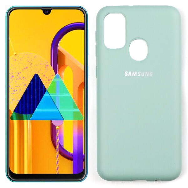

Чехол Soft Case для Samsung M307 Galaxy M30s Голубой FULL