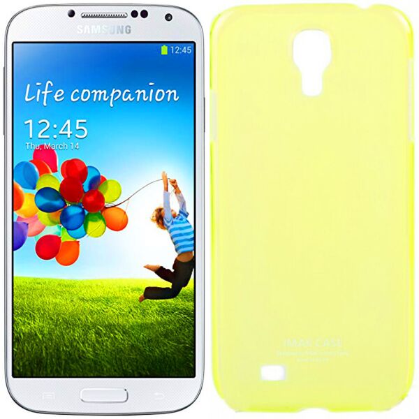 

Чехол накладка PC Ultra Slim для Samsung I9500 Yellow