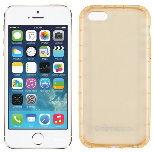 

Чехол TOTU Design Soft series airbag version для iPhone 5/5s/SE Transparent/Rose Gold