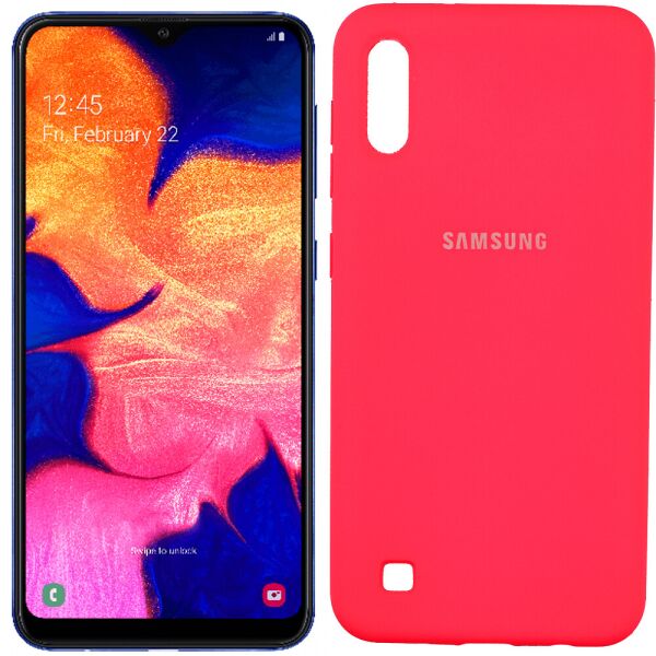 

Чехол Soft Case для Samsung A105 Galaxy A10 2019 Ярко розовый FULL
