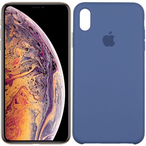 

Чехол силиконовый для iPhone Xr Синий
