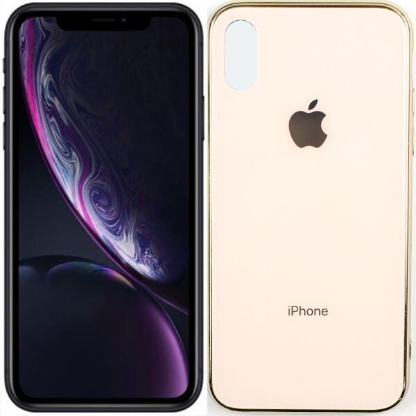

Чехол U-Like Glossy Logo series для iPhone Xs Max Золотой