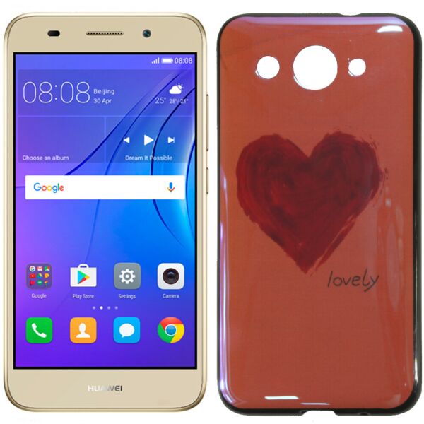 

Чехол U-Like Picture series для Huawei Y3 2017 Heart Pink