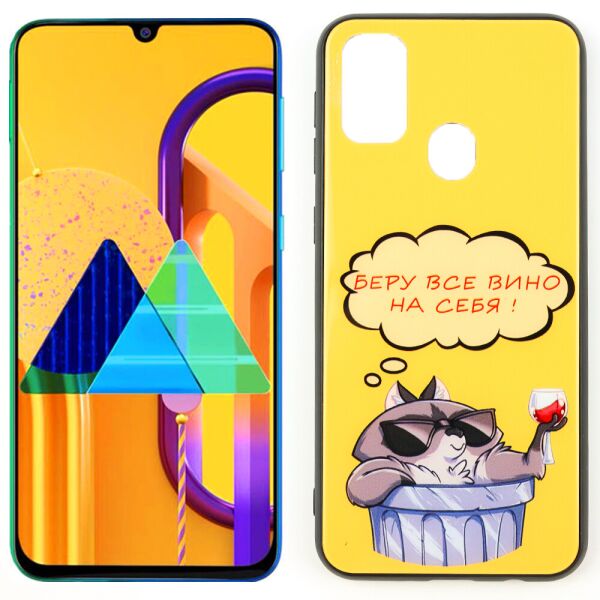 

Чехол Joke series для Samsung M307F Galaxy M30s/M215 Galaxy M21 Вино