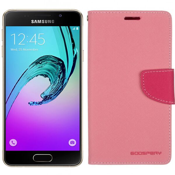 

Чехол книжка Goospery для Samsung A310 (A3-2016) Pink