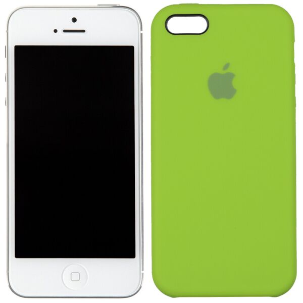 

Чехол силиконовый для iPhone 5/5s/SE Ярко зеленый