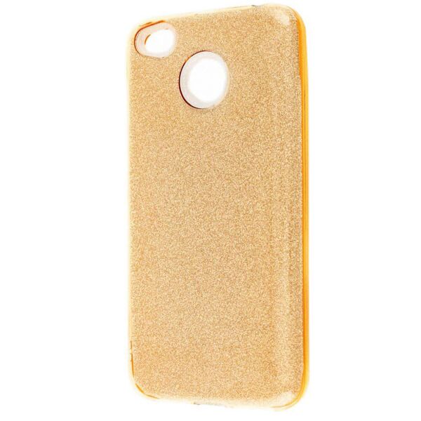 

Чехол Silicone 3in1 Блёстки для Xiaomi Redmi 4x Gold