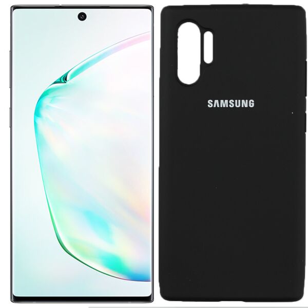 

Чехол Soft Case для Samsung Note 10 Plus Чёрный FULL