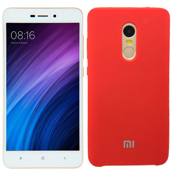 

Чехол Soft Case для Xiaomi Redmi Note 4x Красный FULL