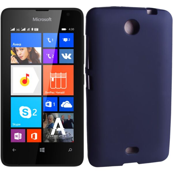 

Чехол Silicone Case для Nokia 430 (Microsoft) Blue