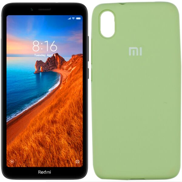 

Чехол Soft Case для Xiaomi Redmi 7a Мятный FULL