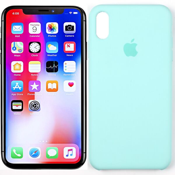 

Чехол силиконовый для iPhone Xr Оливковый