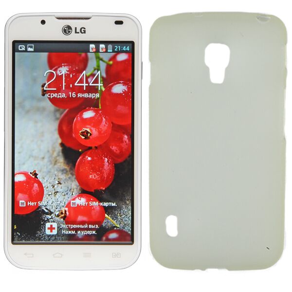

Чехол Silicone Case для LG L7 II Dual/P715 White