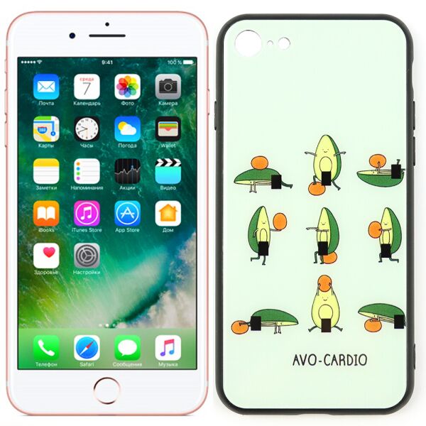 

Чехол Joke series для iPhone 7/8 Аво-кардио