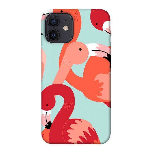 

Чехол itsPrint Flamingo для Apple iPhone 12 mini (5.4")