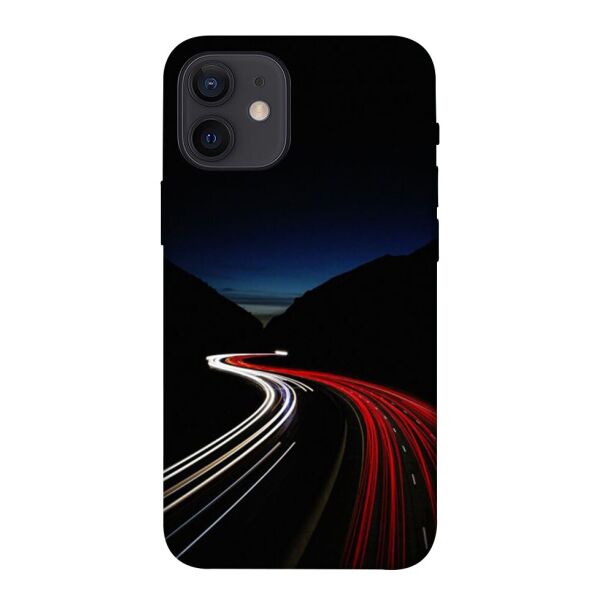 

Чехол itsPrint Красно-белая дорога для Apple iPhone 12 mini (5.4")