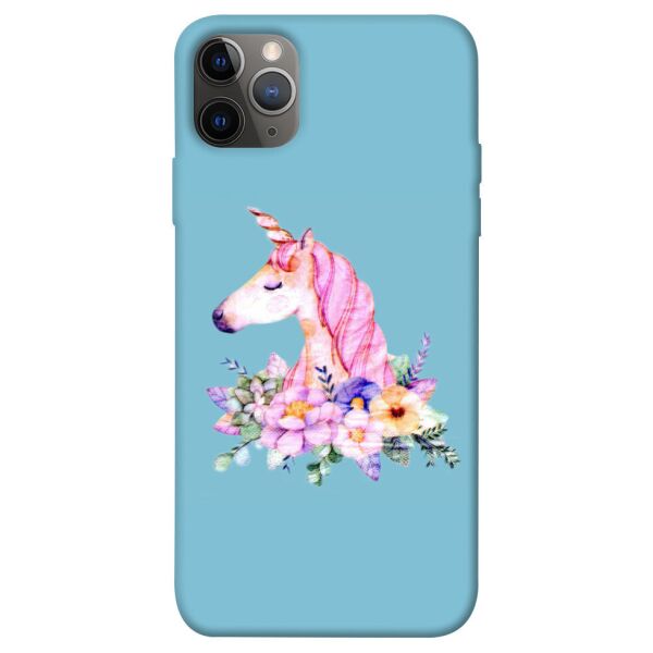 

Чехол itsPrint Счастливый единорог для Apple iPhone 12 Pro Max (6.7")