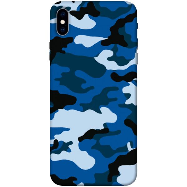 

Чехол itsPrint Синий камуфляж 3 для Apple iPhone XS Max (6.5")