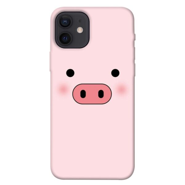 

Чехол itsPrint Мордочка поросенка для Apple iPhone 12 (6.1")