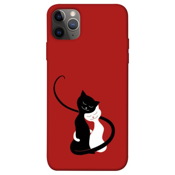 

Чехол itsPrint Влюбленные коты для Apple iPhone 12 Pro (6.1")