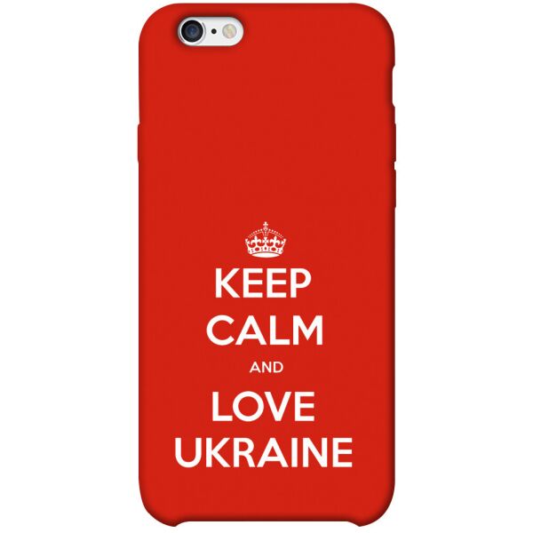 

Чехол itsPrint Keep calm and love Ukraine для Apple iPhone 6/6s plus (5.5")