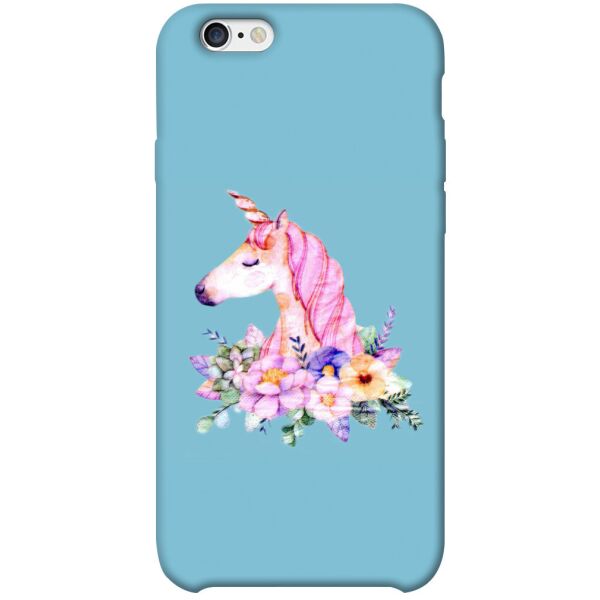 

Чехол itsPrint Счастливый единорог для Apple iPhone 6/6s plus (5.5")