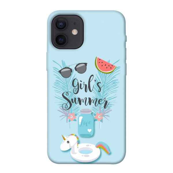 

Чехол itsPrint Girls summer для Apple iPhone 12 mini (5.4")