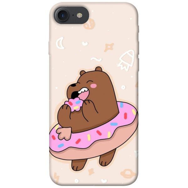 

Чехол itsPrint Мишка в пончике для Apple iPhone 7 / 8 (4.7")