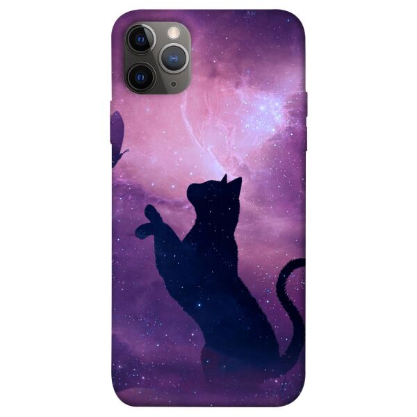 

Чехол itsPrint Кот и бабочка для Apple iPhone 12 Pro (6.1")