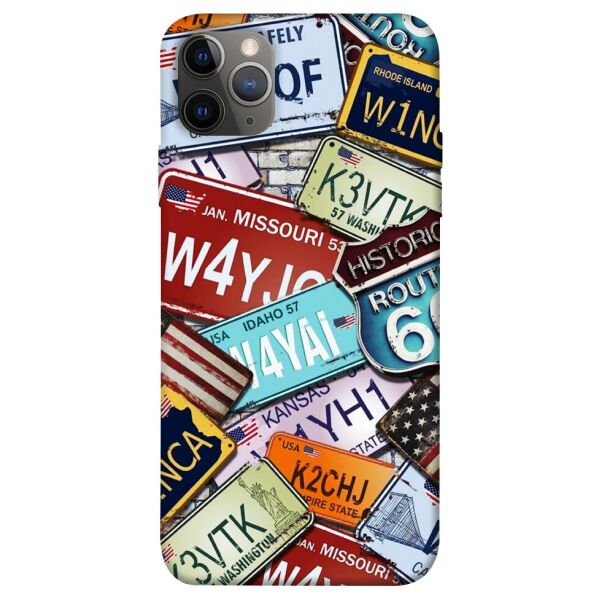 

Чехол itsPrint License plate для Apple iPhone 12 Pro Max (6.7")