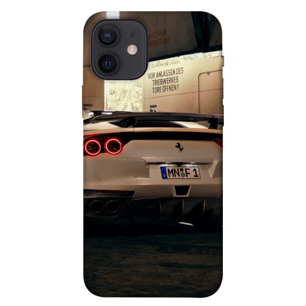

Чехол itsPrint White Ferrari для Apple iPhone 12 (6.1")