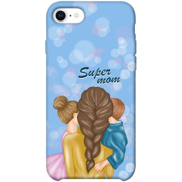 

Чехол itsPrint Super mommy для Apple iPhone SE (2020)