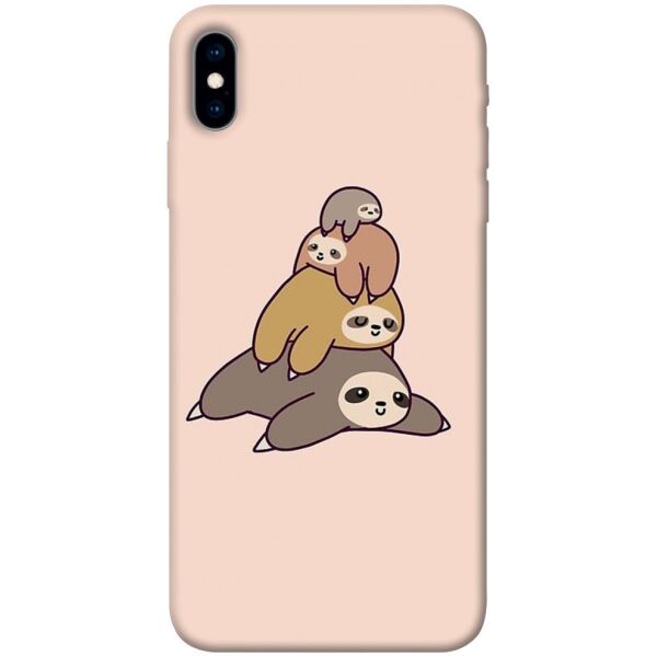 

Чехол itsPrint Ленивцы для Apple iPhone X (5.8")