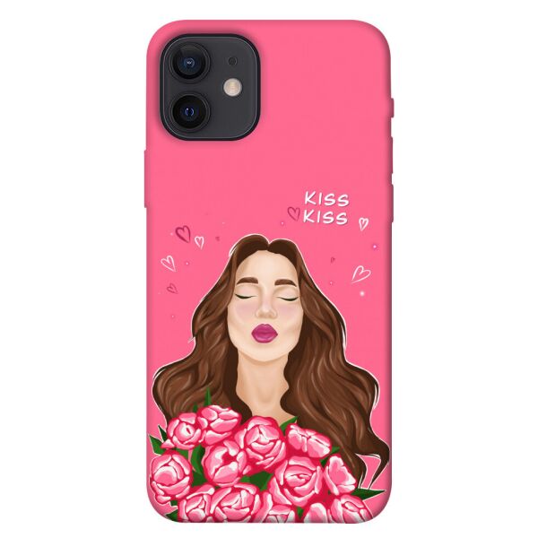 

Чехол itsPrint Kiss kiss для Apple iPhone 12 (6.1")