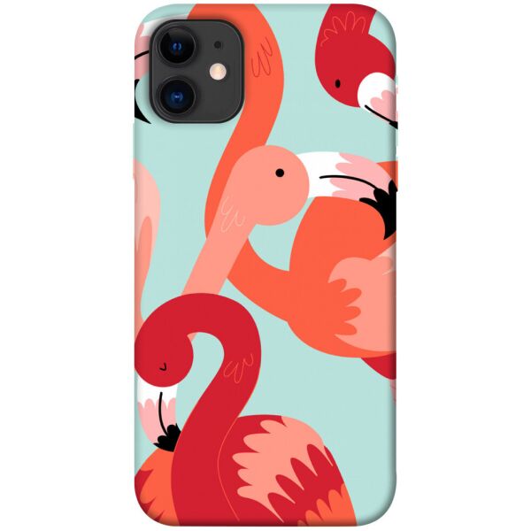 Чехол itsPrint Flamingo для Apple iPhone 11 (6.1")