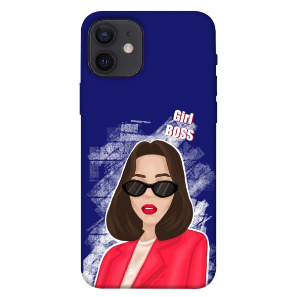 

Чехол itsPrint Girl boss для Apple iPhone 12 (6.1")