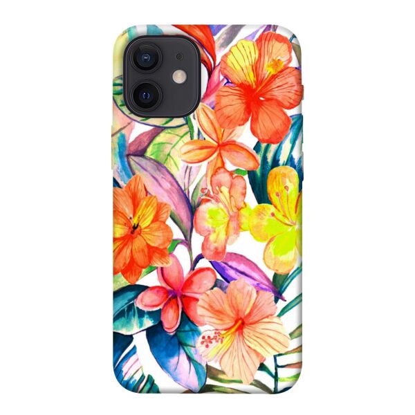 

Чехол itsPrint Цветочный коктейль для Apple iPhone 12 mini (5.4")