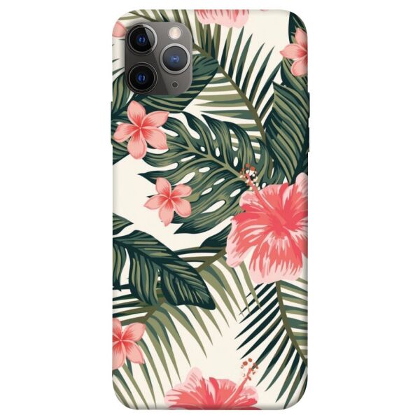 

Чехол itsPrint Tropic flowers для Apple iPhone 12 Pro (6.1")