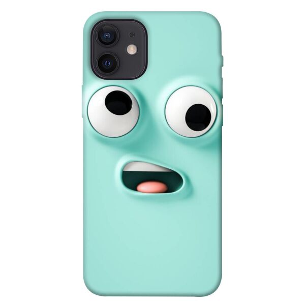 

Чехол itsPrint Funny face для Apple iPhone 12 (6.1")