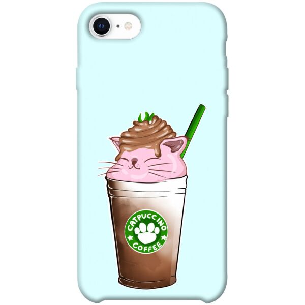 

Чехол itsPrint Catpuccino для Apple iPhone SE (2020)