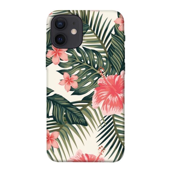 

Чехол itsPrint Tropic flowers для Apple iPhone 12 mini (5.4")