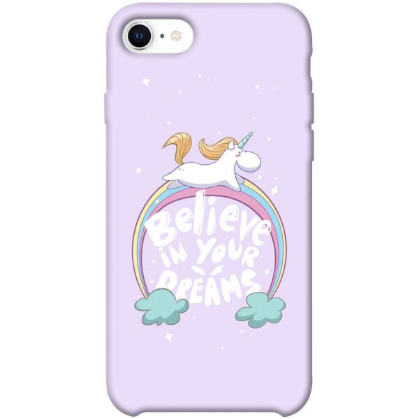 

Чехол itsPrint Believe in your dreams unicorn для Apple iPhone SE (2020)