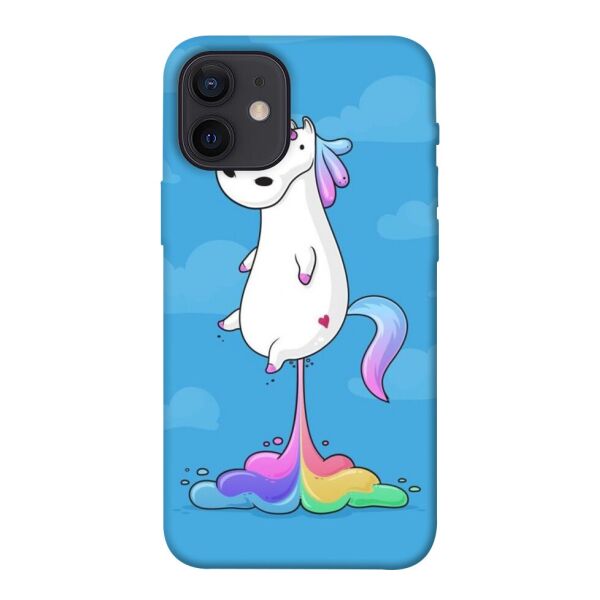

Чехол itsPrint Единорог с радугой 2 для Apple iPhone 12 mini (5.4")