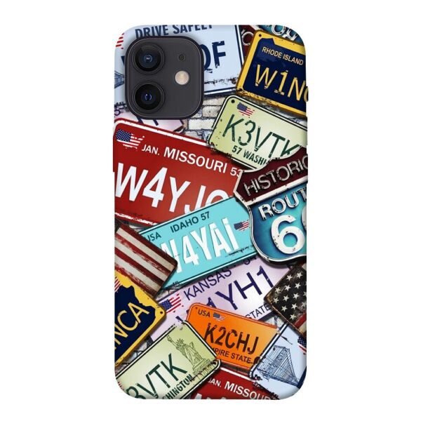 

Чехол itsPrint License plate для Apple iPhone 12 mini (5.4")