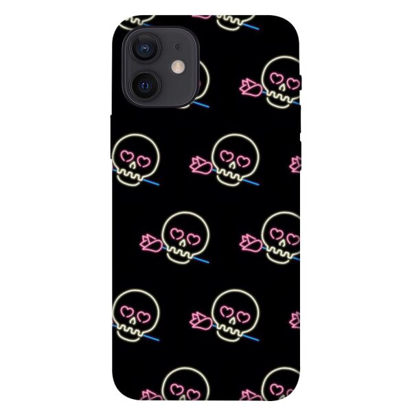 

Чехол itsPrint Череп с розой для Apple iPhone 12 (6.1")