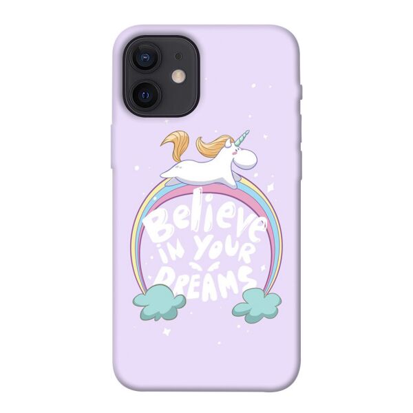 

Чехол itsPrint Believe in your dreams unicorn для Apple iPhone 12 mini (5.4")