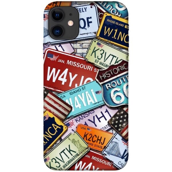 

Чехол itsPrint License plate для Apple iPhone 11 (6.1")