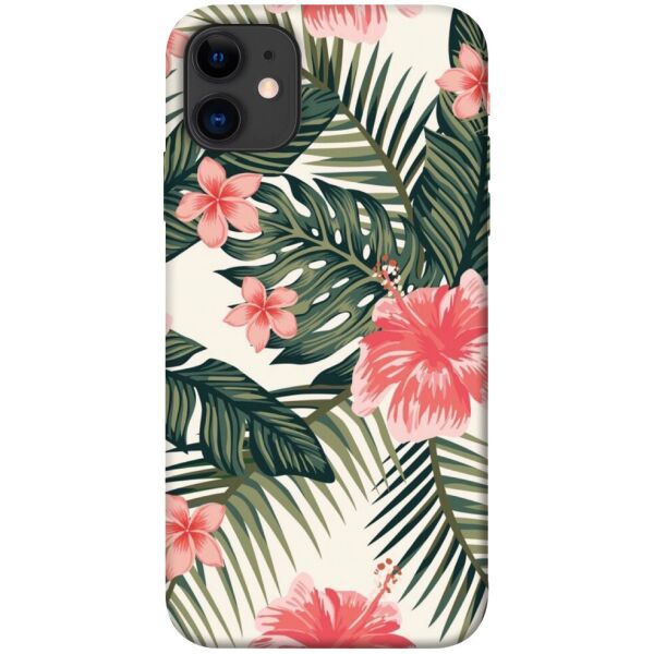 

Чехол itsPrint Tropic flowers для Apple iPhone 11 (6.1")