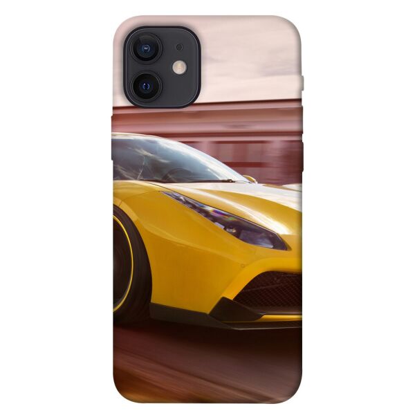 

Чехол itsPrint Yellow sportcar для Apple iPhone 12 (6.1")