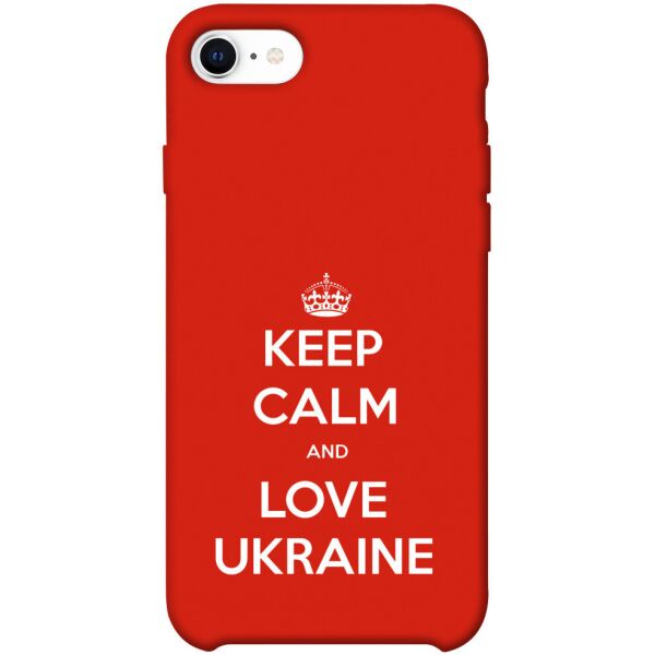 

Чехол itsPrint Keep calm and love Ukraine для Apple iPhone SE (2020)